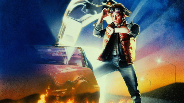 Back To The Future Marty and DeLorean